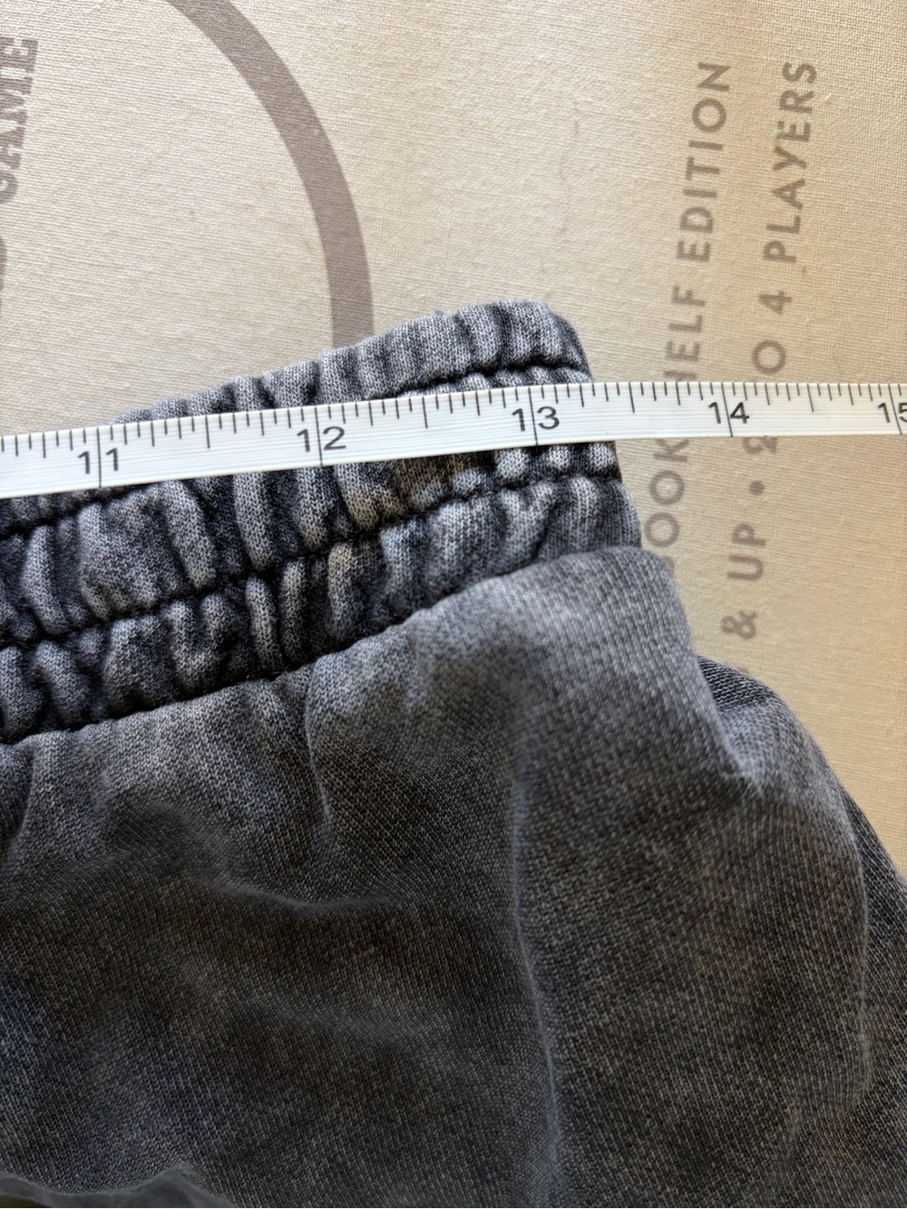 Forever 21 Acid Washed Charcoal Grey/Black Athletic Leisure Shorts with Pockets - Picture 7 of 9